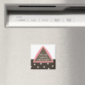 Werkt harder voor chocolade magneet (Insitu (Vaatwasser))