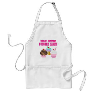 Werkt het grootst - CUPCAKE BAKER - Cute Fun Standaard Schort