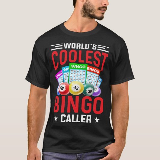 Werkt het koelste Bingo Lottery Winner Gamblin van T-shirt (Voorkant)