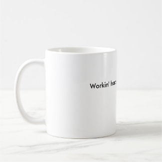 Werkt je hard of werkt je nauwelijks? koffiemok