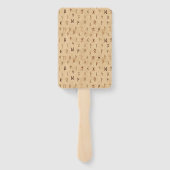 Werkt met handventilatoren handwaaier (Achterkant)