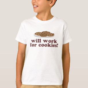 Werkt voor Cookies Kinder T-Shirt