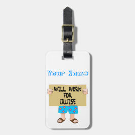 Werkt voor cruise Bagagelabel