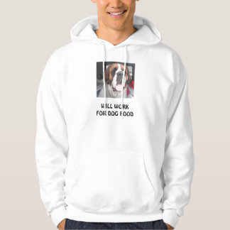 WERKT VOOR DOG FOOD HOODIE