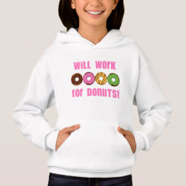 Werkt voor Donuts Kinder T-Shirt