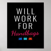 Werkt voor Mode handtassen Poster (Voorkant)