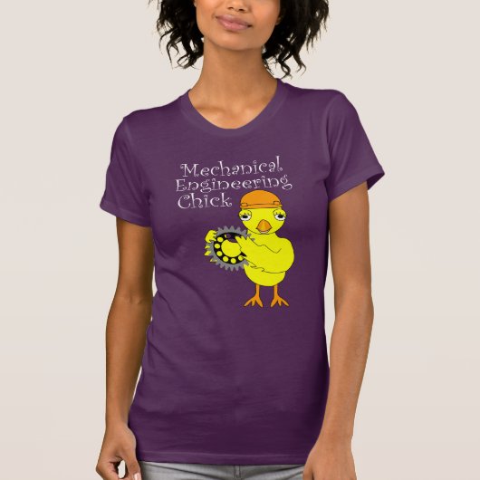 Werktuigbouwkunde Chick Gear T-shirt (Voorkant)