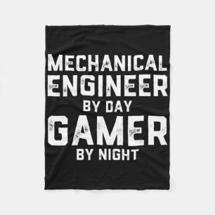 Werktuigbouwkundig Ingenieur Overdag Gamer 's Nach Fleece Deken