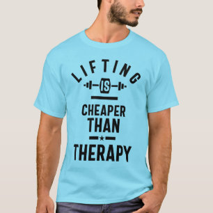 Werkuittherapie Gift - Lifting is goedkoper - Humo T-shirt