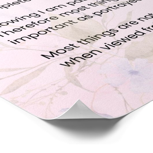 Werkvooruitgang aanmoedigen opbeurende gedicht poster (Hoek)