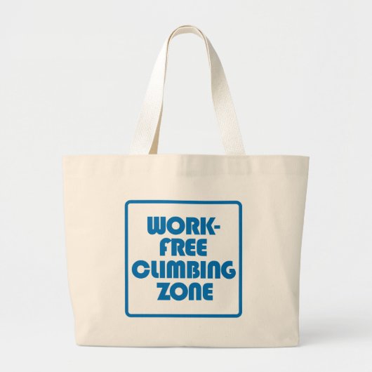 Werkvrije klimaatzone grote tote bag (Voorkant)