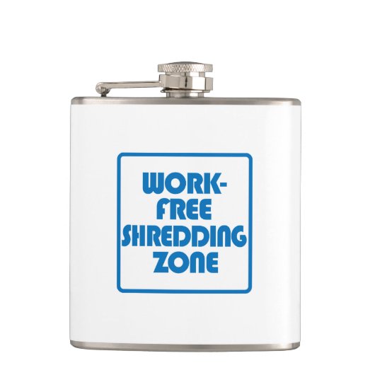 Werkvrije shredingszone heupfles (Voorkant)