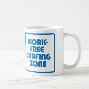 Werkvrije surfzone koffiemok