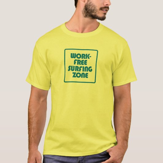 Werkvrije surfzone t-shirt (Voorkant)