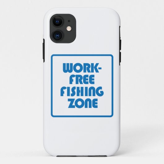 Werkvrije Vissen Zone Case-Mate iPhone Case (Achterkant)