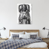 Werkzaamheid van Henry VII in Westminster Abbey Canvas Afdruk (Insitu (Slaapkamer))