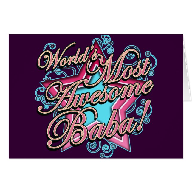 Werlds Best Baba (Voorkant Horizontaal)