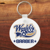 Werlds Best Barber Sleutelhanger (Voorkant)