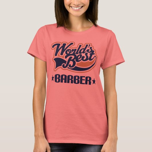 Werlds Best Barber T-shirt (Voorkant)