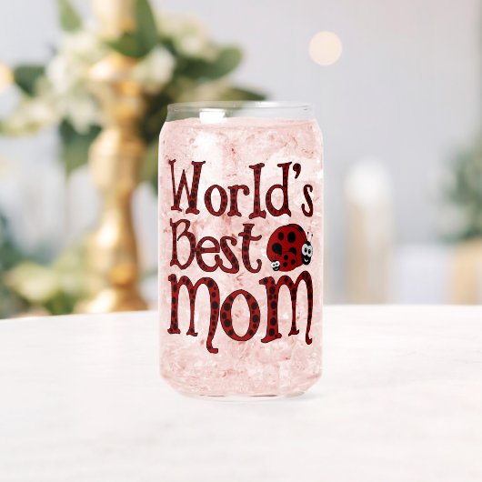 Werlds Best Mam Ladybugs Blikvorm Glas (Insitu (Huwelijk))