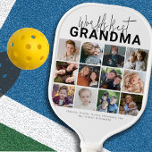 Werlds Beste oma | Fotocollage Pickleball Paddle