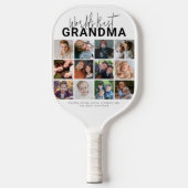 Werlds Beste oma | Fotocollage Pickleball Paddle (Voorkant)