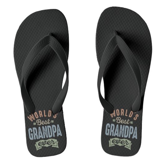Werlds Beste opa Teenslippers (Voetbed)