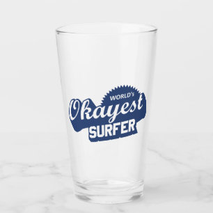 Werlds Okayest Surfer Glas