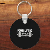 Werlifter Motivational Gym Werlifting World Chamon Sleutelhanger (Voorkant)
