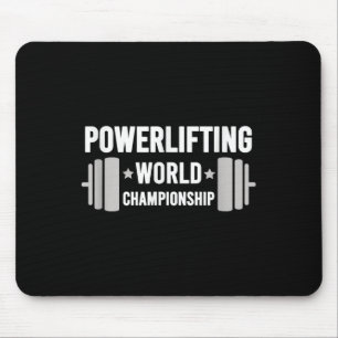 Werlifter Motiverende Gym Werlifting Wereld Kampio Muismat