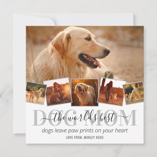 Werlling Best Dog Mam Kaart (Voorkant)