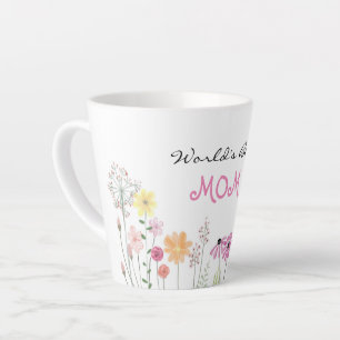 Werlling Beste mama   Garden voor wilde bloemen Latte Mok