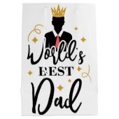 Werlling Beste pap Medium Gift Bag Medium Cadeauzakje (Achterkant)