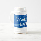 Werlling Beste papa Beer Stein Bierpul (Voorkant links)