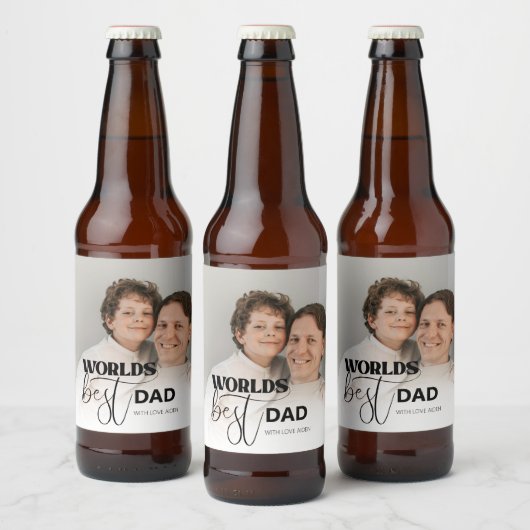 Werlling Beste vader Bier Etiket (Flessen)