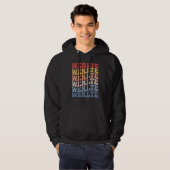 Werlte City Groovy Retro Hoodie (Voorkant volledig)