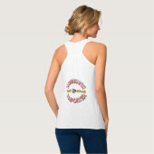 Wermanti-Supporter Bella+Canvas Racerback Tanktop (Volledige Achterkant)
