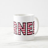 Werner Nom Prénom USA styled Tasse Café (Devant droit)