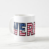 Werner Nom Prénom USA styled Tasse Café (Devant gauche)