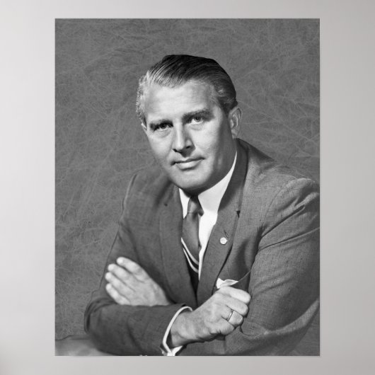 Wernher von Braun Poster (Voorkant)