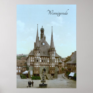 Wernigerode, Duitsland (ca. 1900) Poster