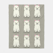 Werp kussen fleece deken (Voorkant)