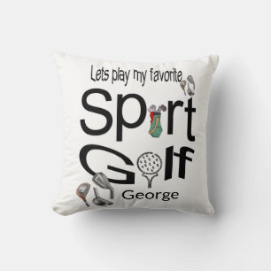 Werp kussen golf sport