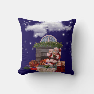 Werp kussen Kerstman Kerstboom