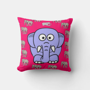 Werp kussen olifant