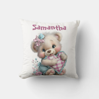 Werp kussen teddybeer baby shower