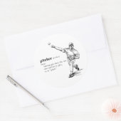 Werp Ronde Sticker (Envelop)