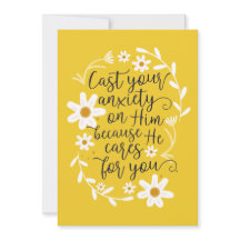 Werp uw zorgen op Hem, want Hij zorgt voor u