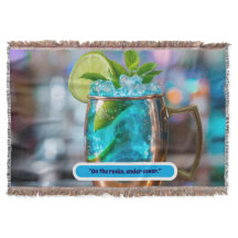 Werpdeken met cocktail