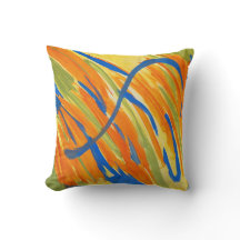 Werpkussen-Bold Abstracte Kleuren